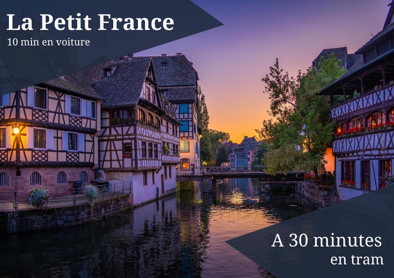 Le Zenith - Parking Prive & Wifi - 5 Min Zenith De Strasbourg Apartamento Exterior foto